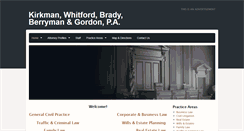 Desktop Screenshot of kirkmanwhitford.com